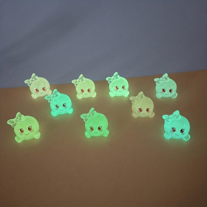 3D Cartoon Luminous Bubble DIY Resin Pendant