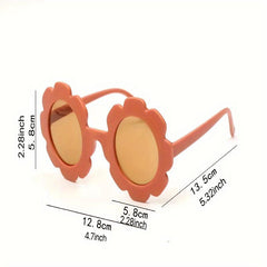 Creative Round Frame Sunglasses for Girls | Gift Accessories for Christmas