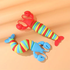 Articulated Stretch Lobster Stress Toy