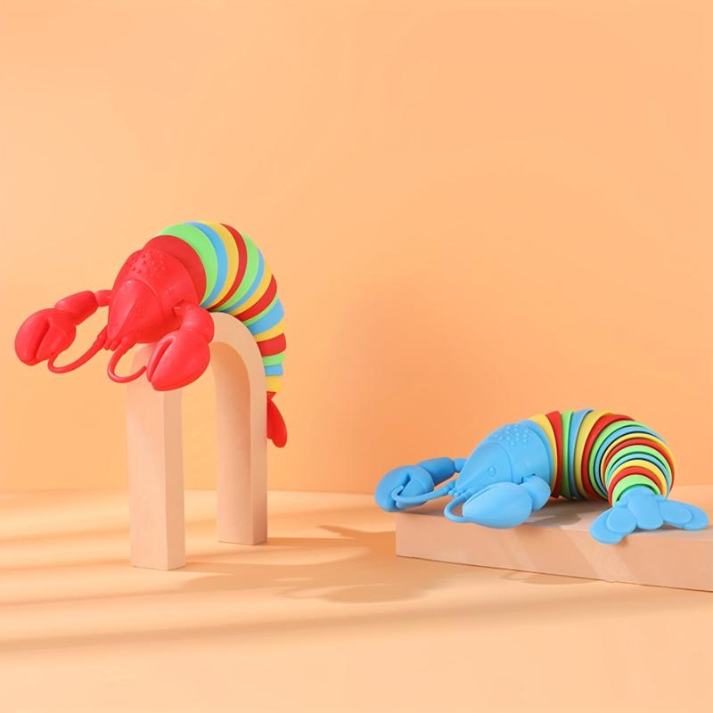 Articulated Stretch Lobster Stress Toy