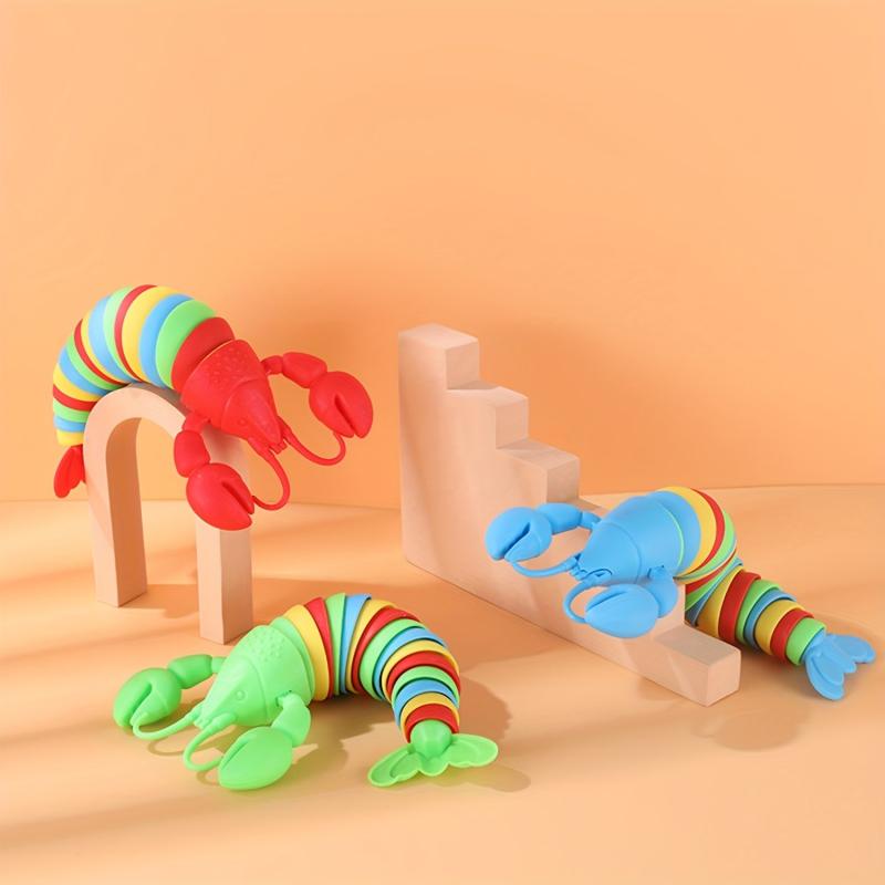 Articulated Stretch Lobster Stress Toy