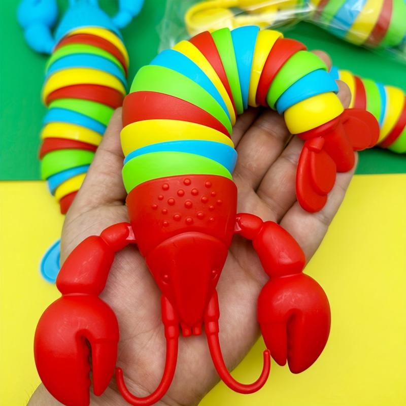 Articulated Stretch Lobster Stress Toy