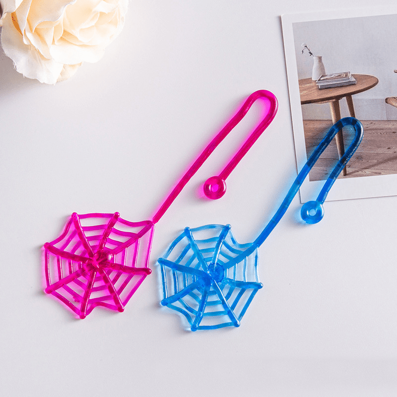 5pcs Sticky Spider Wall Climber Novelty Toy For Birthday Parties