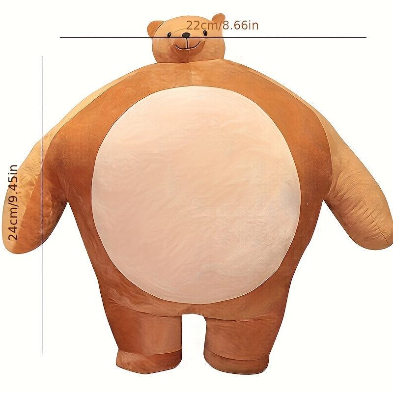 Christmas Bear Stuffed Animals - Plush Small Head Bear - Home Decoration