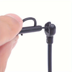 2pcs Mini Plastic Microphone Model Dollhouse Accessories