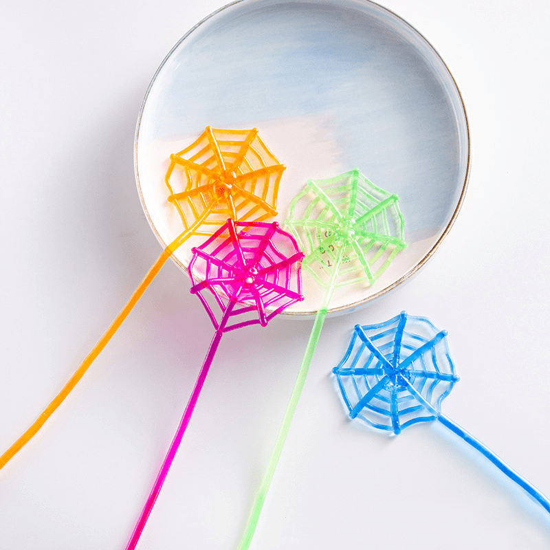 10 Sticky Spider Wall Climber Novelty Toys for Kids