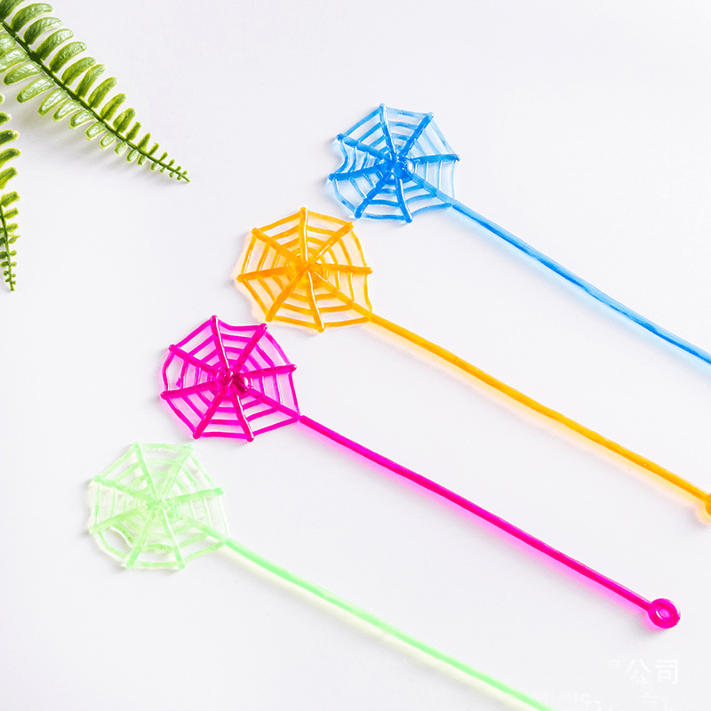 10 Sticky Spider Wall Climber Novelty Toys for Kids