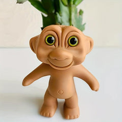 Resin Flowerpot Troll Flower Pot for Home & Office Decor