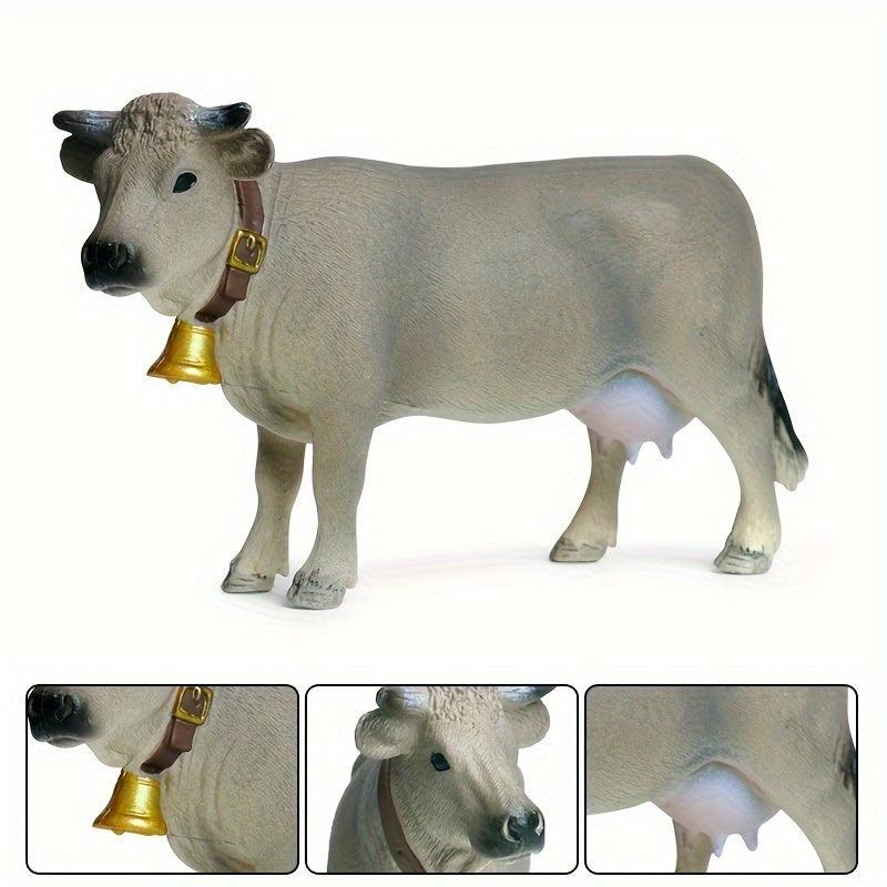 Farm World Animal Figurine Farm Toys Braunvieh Cow