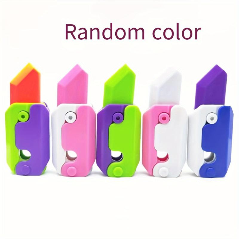 Glowing Carrot Mini 3D Printing Gravity Jump Halloween Gift Toy