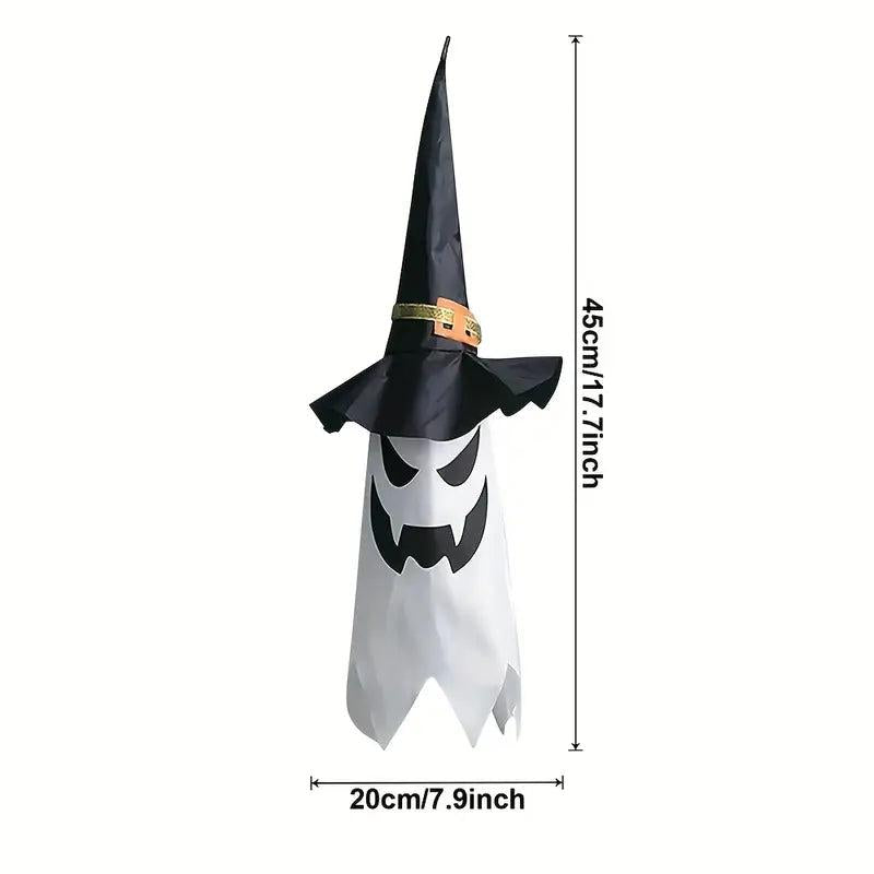 Glowing Ghost Witch Hat String Lights for Halloween Decorations