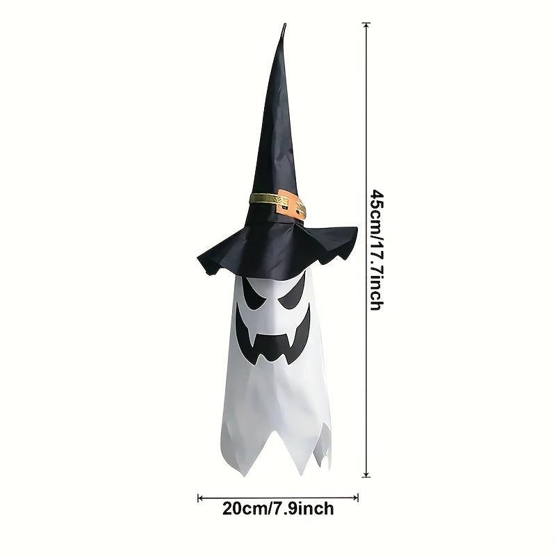 Glowing Ghost Witch Hat String Lights for Halloween Decorations