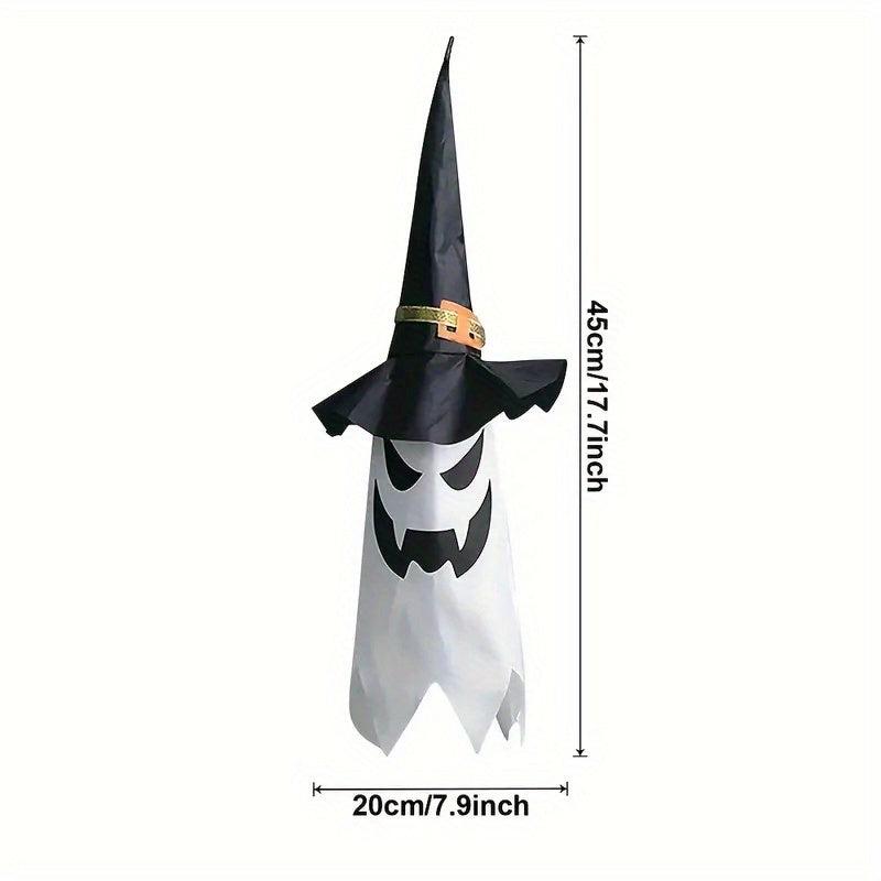Glowing Ghost Witch Hat String Lights for Halloween Decorations