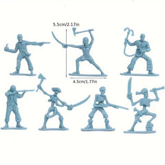 Pirate Toy Set Castle Soldier Model Pirate Toy Model