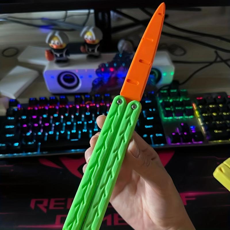 3D Carrot Butterfly Decompression Toy