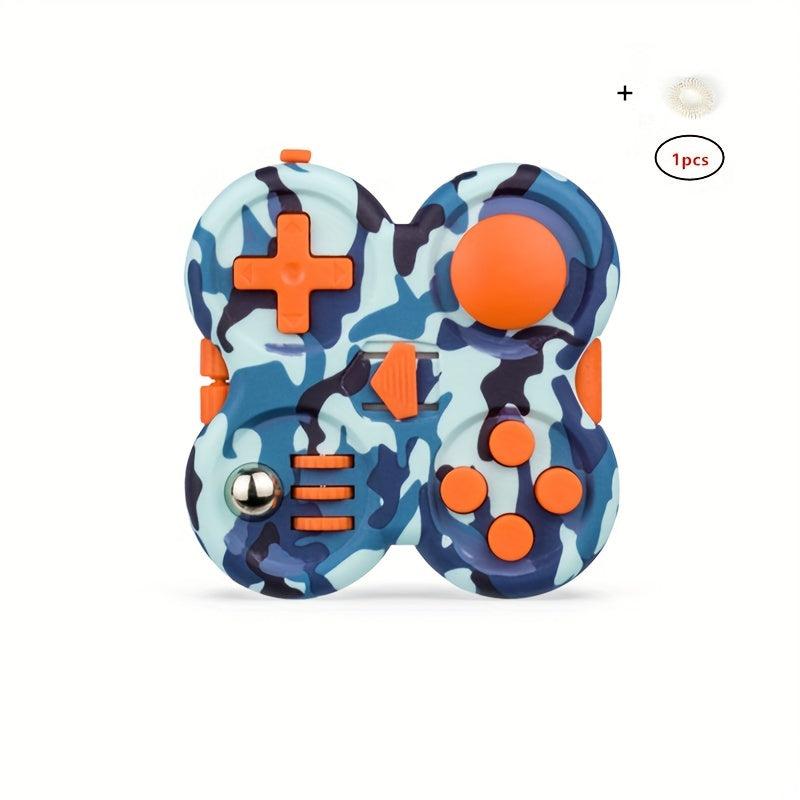 Fidget Pad Controller With Finger Massage Ring Novelty Fidget Toy