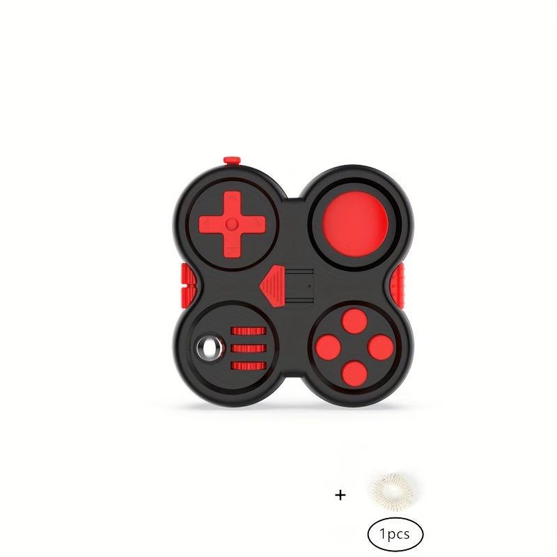 Fidget Pad Controller With Finger Massage Ring Novelty Fidget Toy