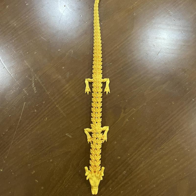 3D Printing Dragon Toys with Movable Joints - Chinese Dragon Ornaments
