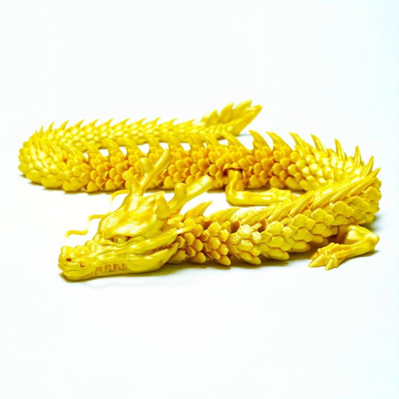 3D Printing Dragon Toys with Movable Joints - Chinese Dragon Ornaments