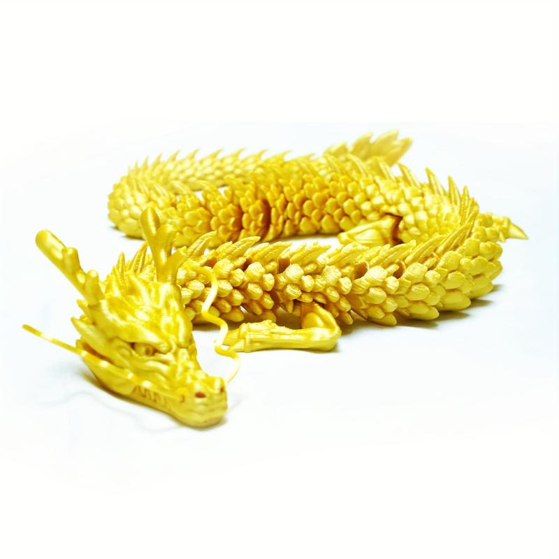 3D Printing Dragon Toys with Movable Joints - Chinese Dragon Ornaments