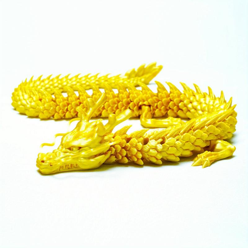 3D Printing Dragon Toys with Movable Joints - Chinese Dragon Ornaments