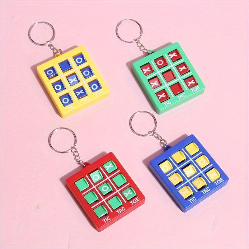 Tic Tac Toe Keychain Party Game Gift Toy
