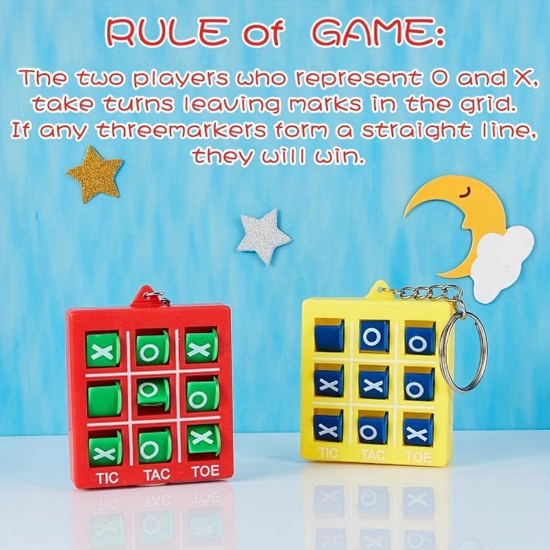 Tic Tac Toe Keychain Party Game Gift Toy