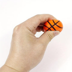 24pcs PU Decompressing Bubble Basketball Mini Solid Hand Pinch Pressure Balls