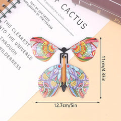 10 Pcs Magic Wind Up Flying Butterfly Surprise In The Book