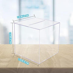 Square Acrylic Adult Piggy Bank Unredeemable Money Box