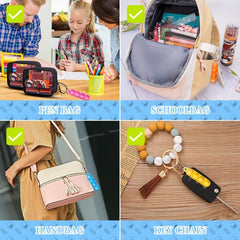 15 Mini Pop Key Chain Fidget Toys for Kids - Small Party Favors Supp