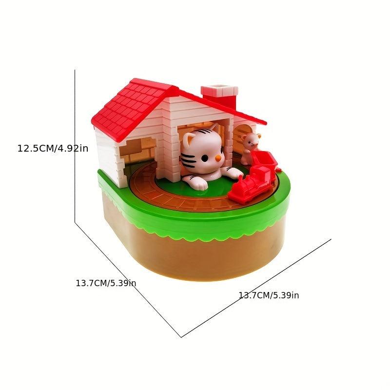 Cartoon Cat Deposit Box Kids Savings Jar Desktop Ornaments