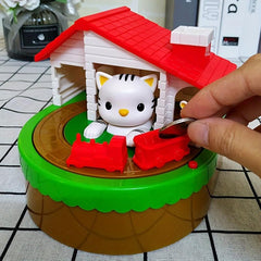 Cartoon Cat Deposit Box Kids Savings Jar Desktop Ornaments