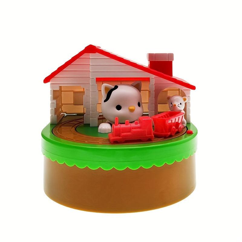 Cartoon Cat Deposit Box Kids Savings Jar Desktop Ornaments