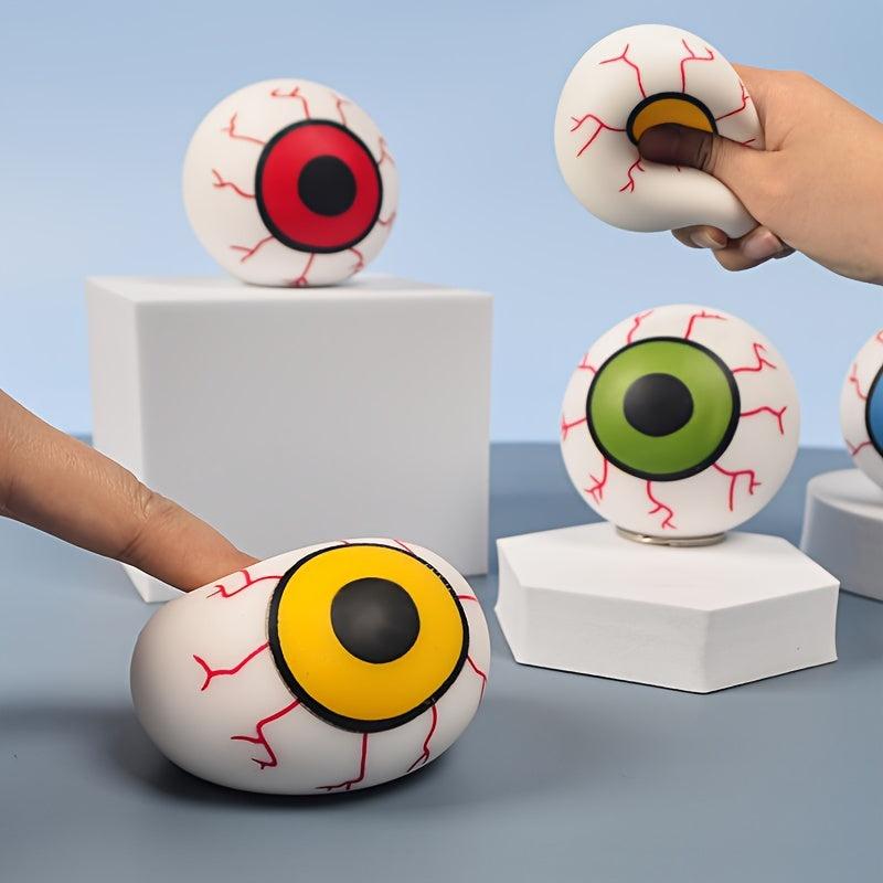 Horror Eyeball TPR Decompression Eye Bead Ball Tricky Toy