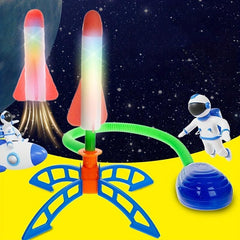 Kids' Foot Catapult Rocket Toy for Outdoor Luminous Flying Fun