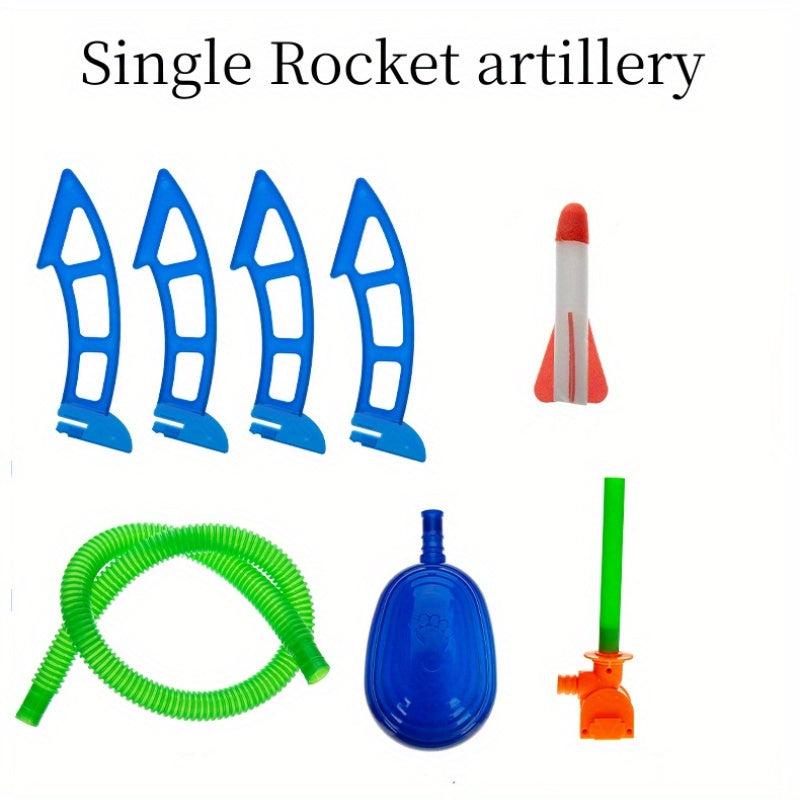 Kids' Foot Catapult Rocket Toy for Outdoor Luminous Flying Fun