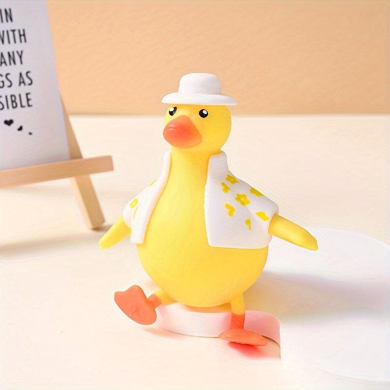 Changing Duck Decompressing Toy Clothes Removable Wearable