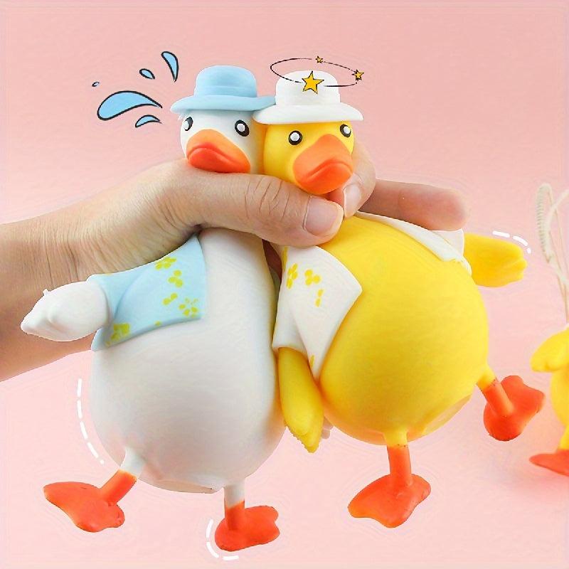 Changing Duck Decompressing Toy Clothes Removable Wearable