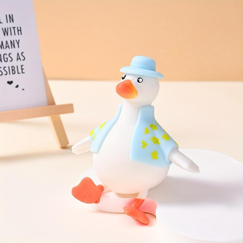 Changing Duck Decompressing Toy Clothes Removable Wearable