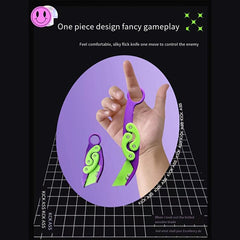 Carrot Claw Folding Push Tag Carrot Decompress Toy