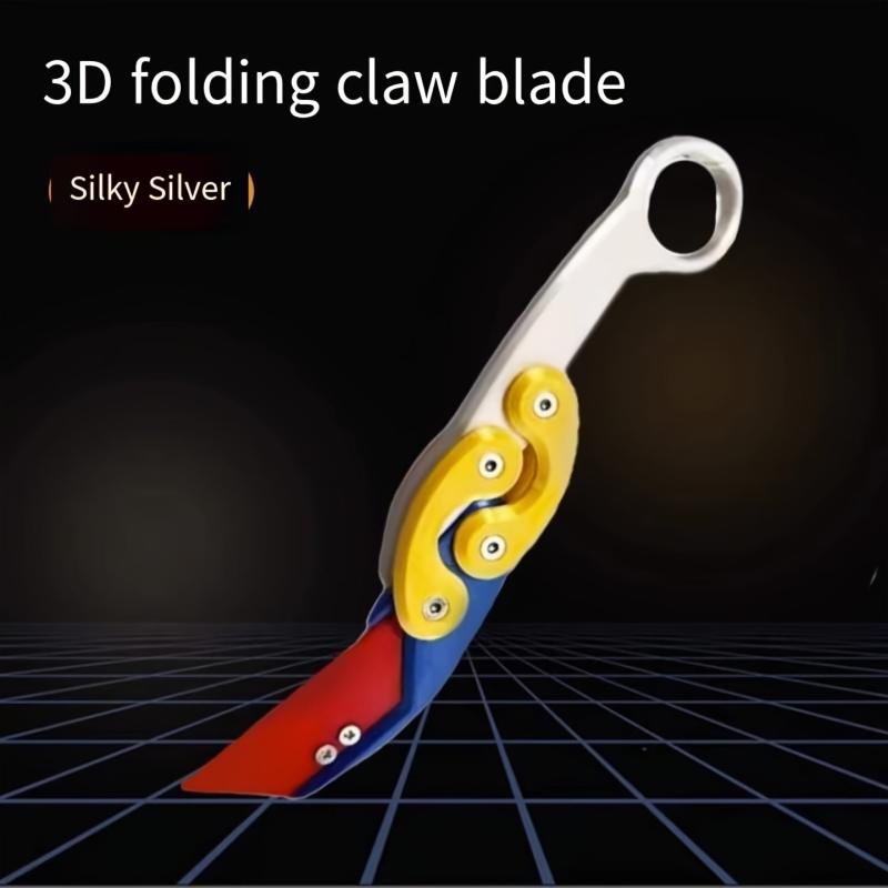 Carrot Claw Folding Push Tag Carrot Decompress Toy