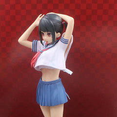 Anime School Uniform Girl Toy Figure PVC Model