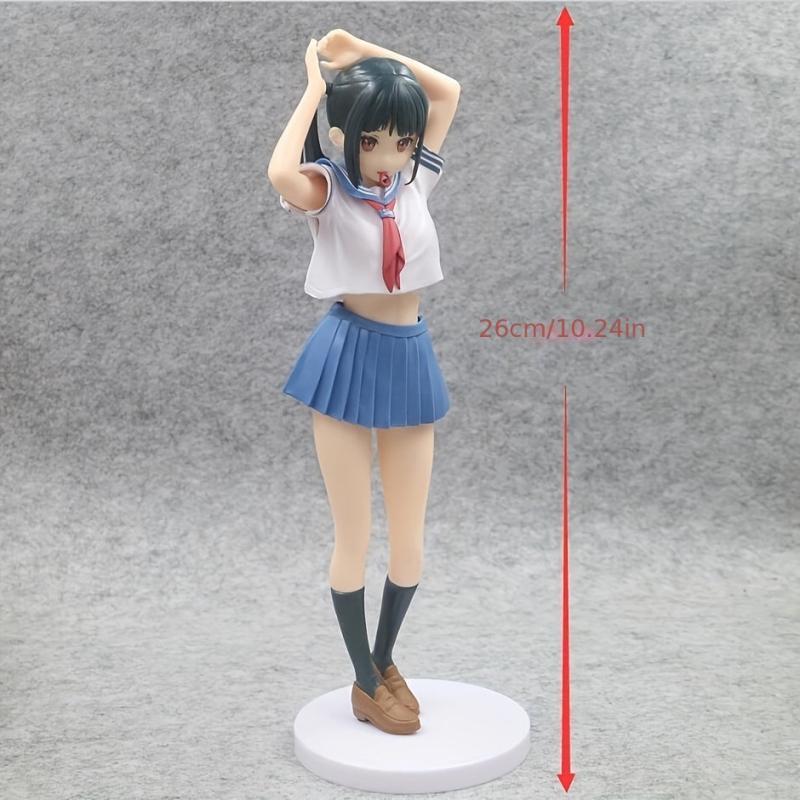 Anime School Uniform Girl Toy Figure PVC Model