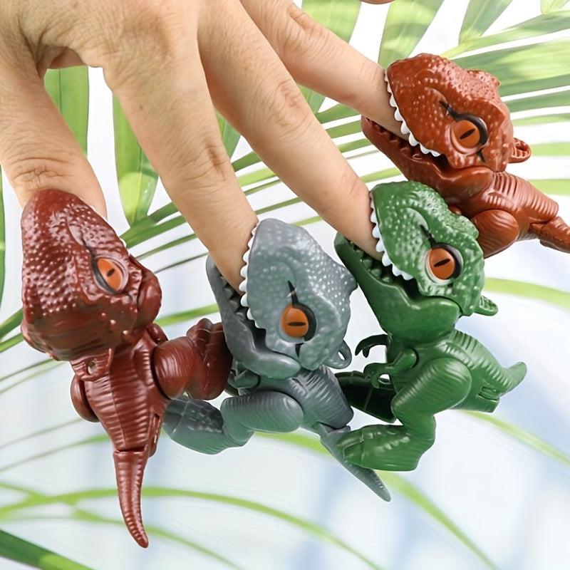 4pcs Dino Joints Movable T-Rex Model Toys