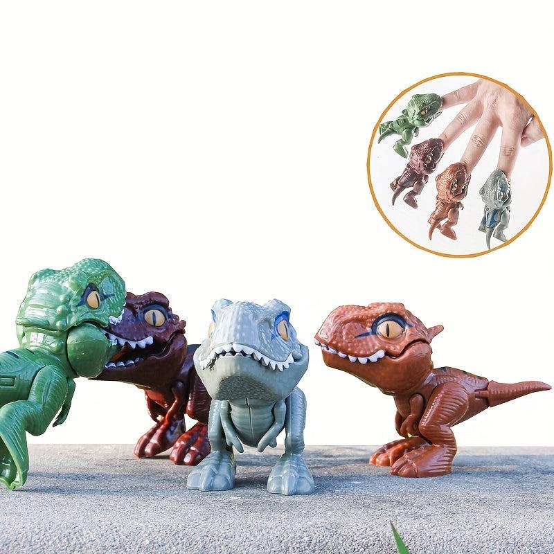 4pcs Dino Joints Movable T-Rex Model Toys
