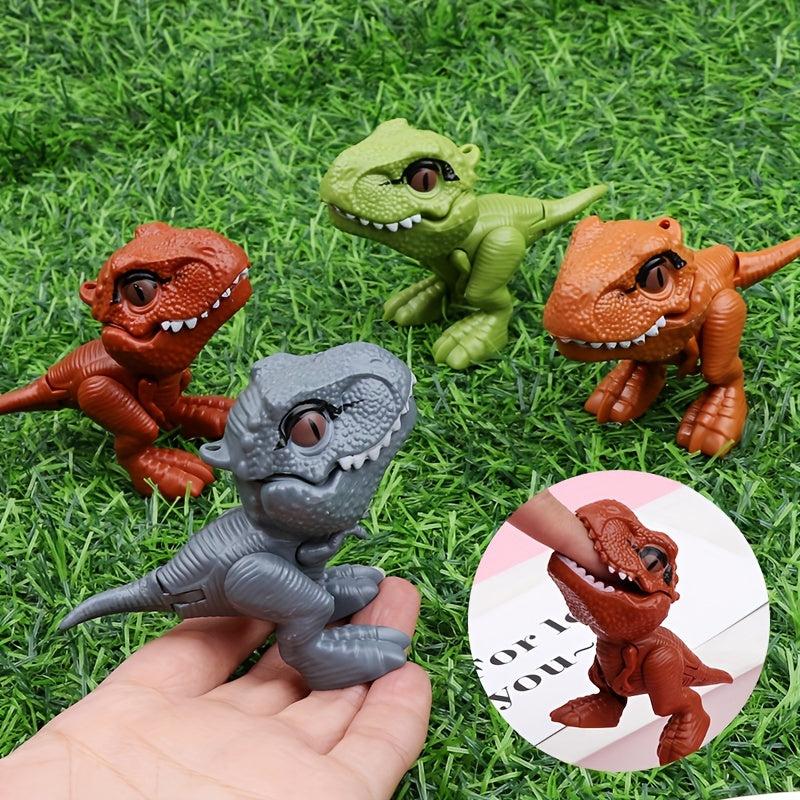 4pcs Dino Joints Movable T-Rex Model Toys