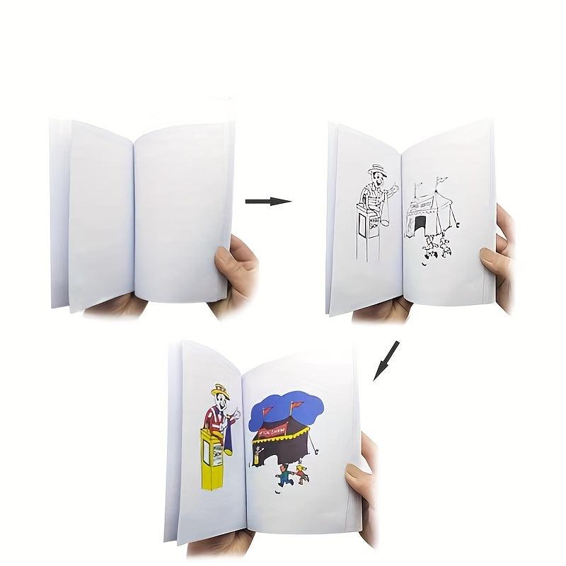 Green Small Magic Book Wordless Sky Book Animation Book Toys Magic Props