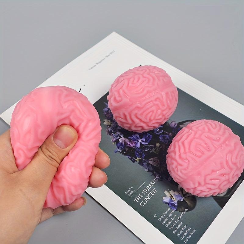 Halloween Funny Small Brain Decompressing Brain Milk Vent Ball