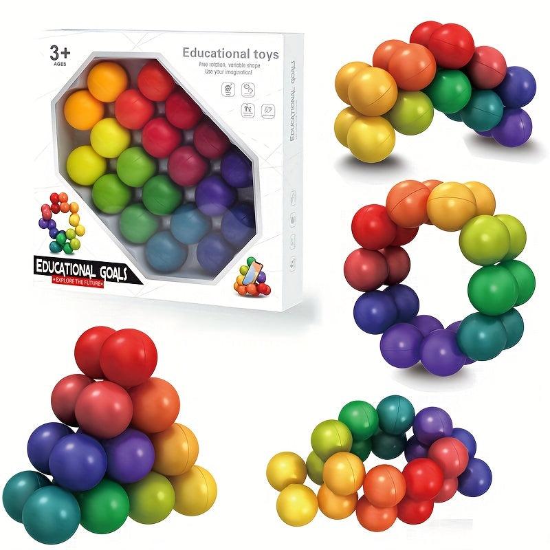 Educational Beaded Decompression Ball Strange Toy